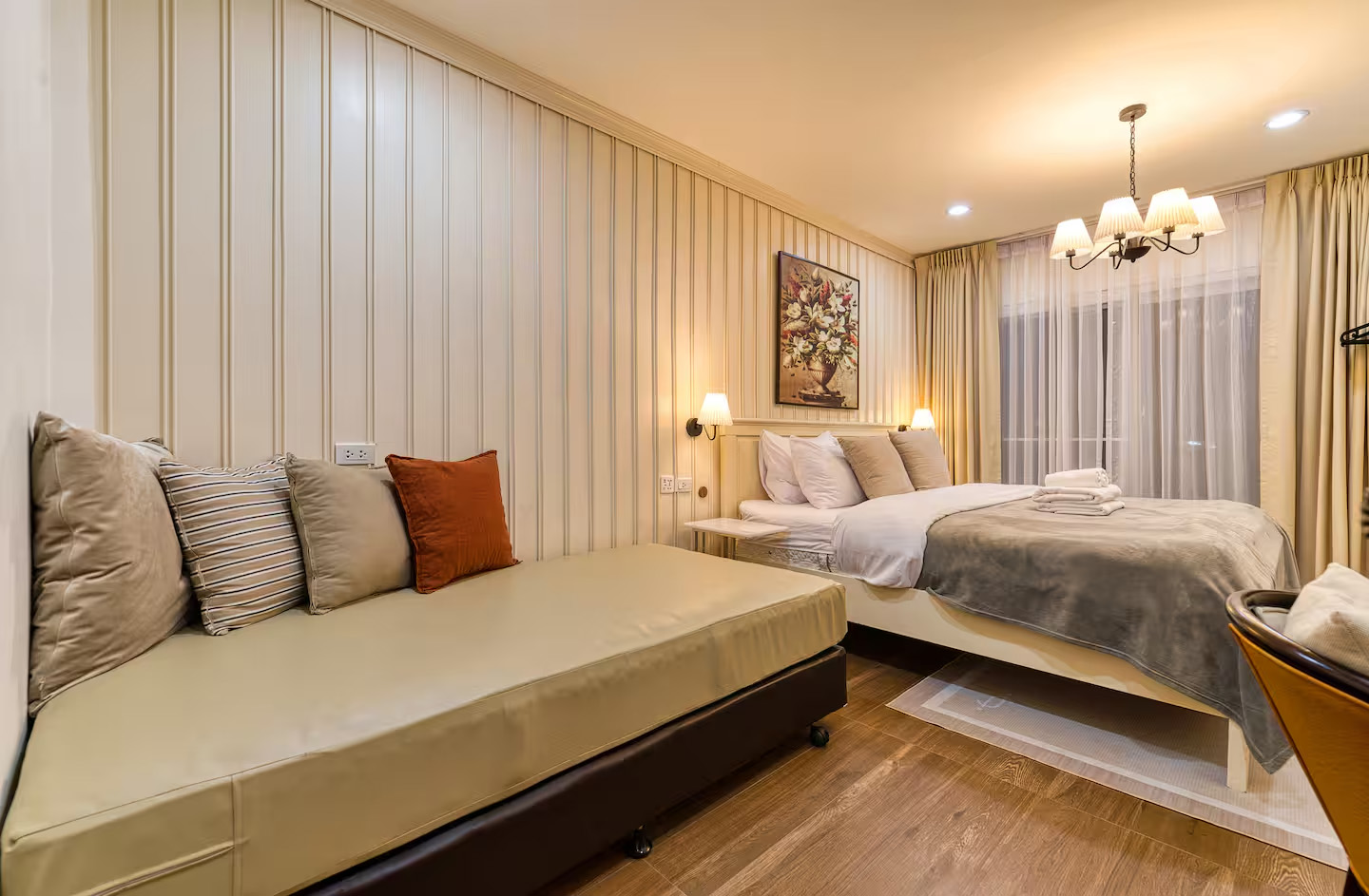 Another of the bedrooms at the house.