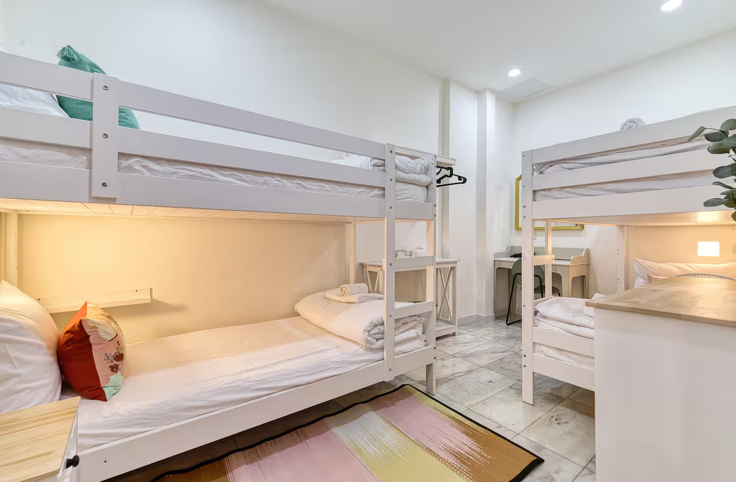 A bunk in the shared bunk room.